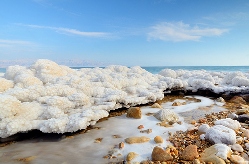 Dead Sea Salt Formations near Ein Gedi, Israel